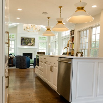 new kitchen into family room addition Mt Lookout