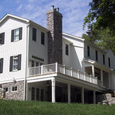 Indian Hill addition, deck, and patio