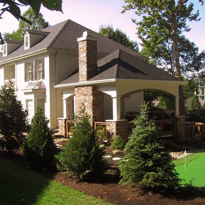 East Hyde Park covered patio addition Wilcox Architecture