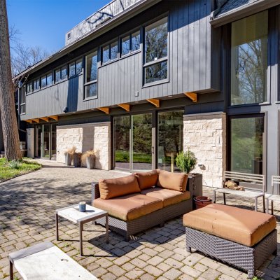 Ambleside rear exterior sitting area, Residential