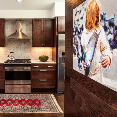 Mt. Adams condo renovation kitchen Wilcox Architecture