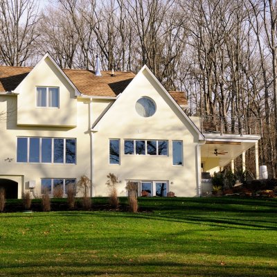 Addition rear exterior residential architecture  