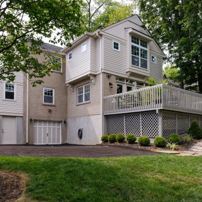 residential addition rear exterior Mt. Lookout Wilcox Architecture