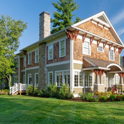 exterior of terrace park addition corner view