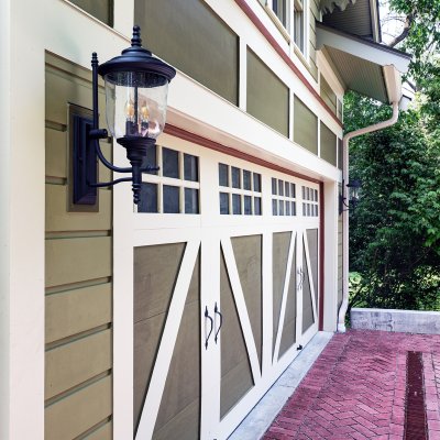 Garage doors detail