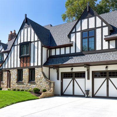 new garage with new main suite above