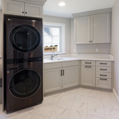 new first-floor laundry room