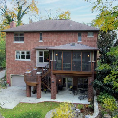 Screened-in porch Residential Architecture addition