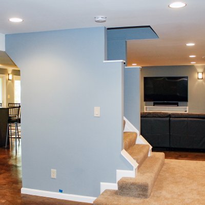 Basement stairs