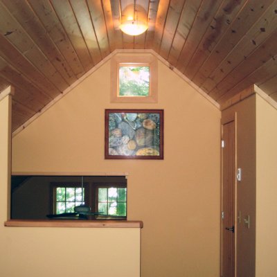 Loft and play area over garage  