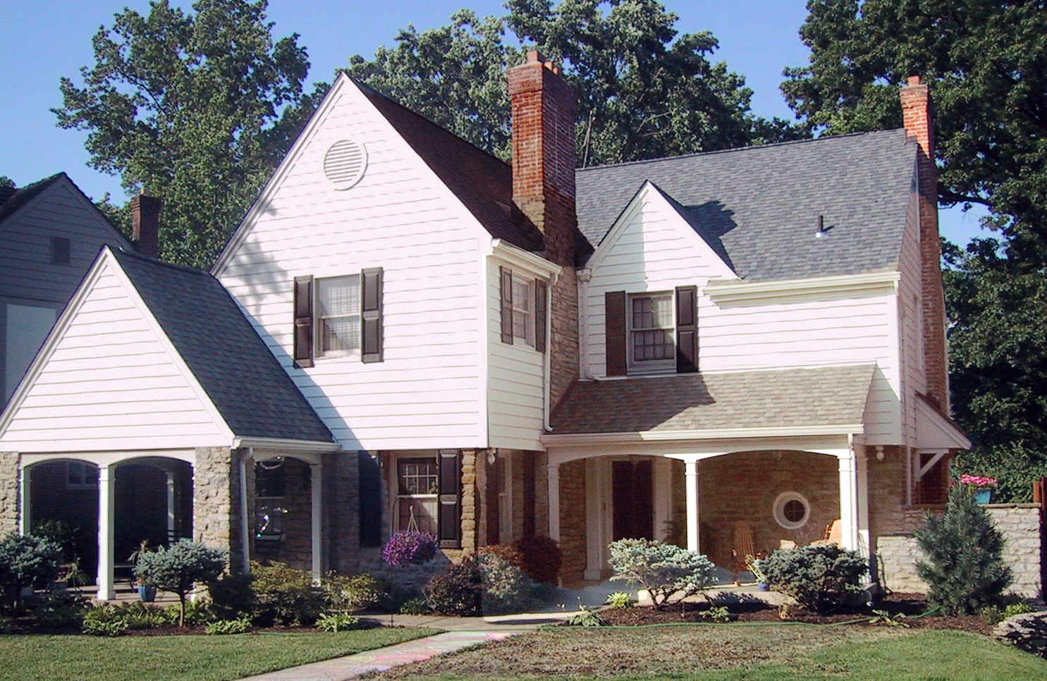 Covered porch addition in Oakley